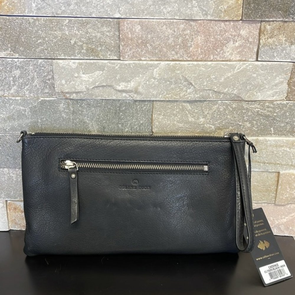 🛍️ Celine Dion Women's Cadence Crossbody Leather Clutch - Picture 8 of 12